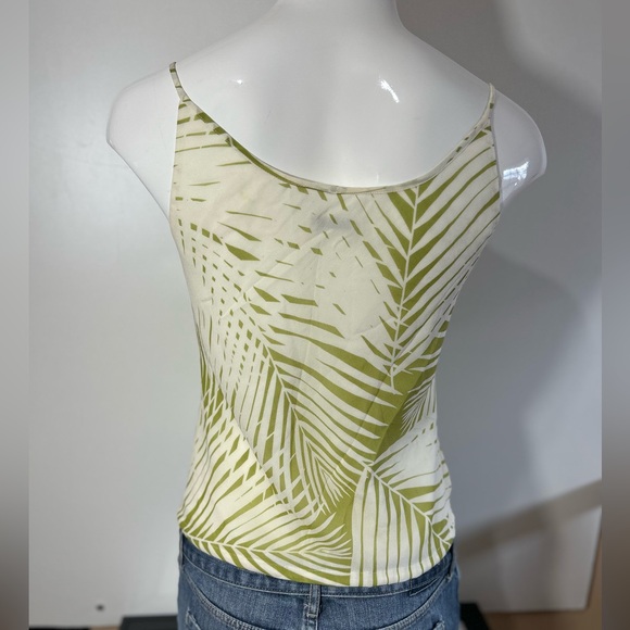 PLANET 100% SILKE TOP SPAGHETTI STRAPS CROPPED WITH WAIST TIE IN SIZE 8 - Picture 6 of 9